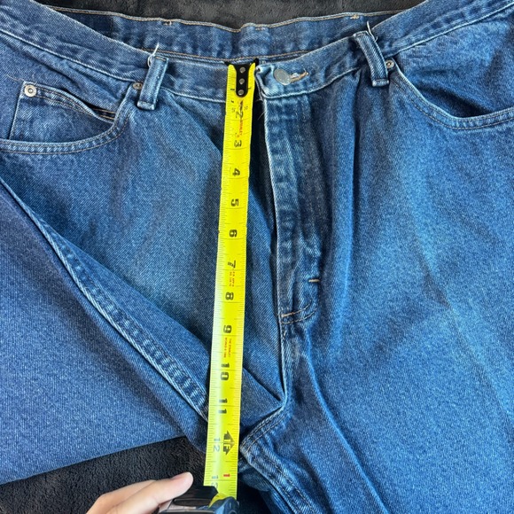 Wrangler Authentic Jeans Menswear Size 38x30 Denim‎ Pants Classic Fit Blue - Picture 8 of 9